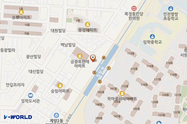 진빌딩(장제로) 위치 지도 — 인천광역시 계양구 장제로875번길 1