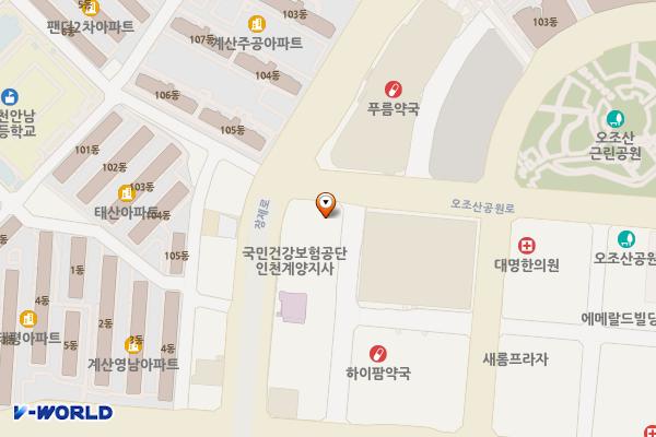 계양메디칼센터 위치 지도 — 인천광역시 계양구 계산새로65번길 17