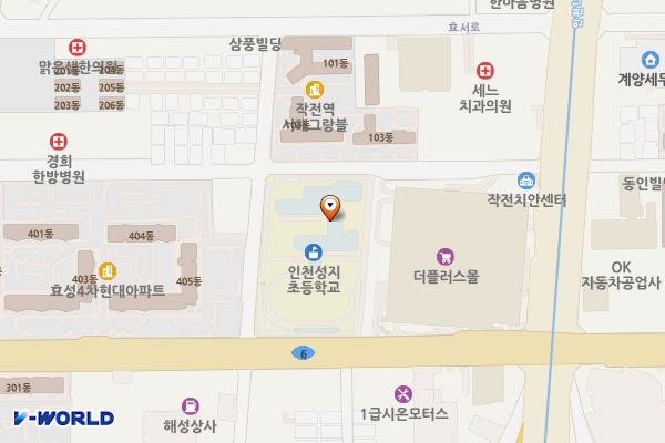 인천성지초 위치 지도 — 인천광역시 계양구 아나지로 247번길 8