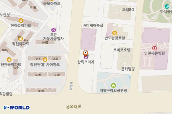 상록프라자 위치 지도 — 인천광역시 계양구 장제로 718