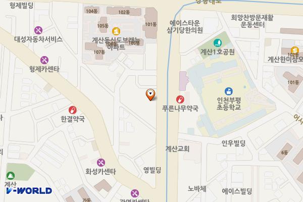 계산새마을금고 위치 지도 — 인천광역시 계양구 계양대로 201