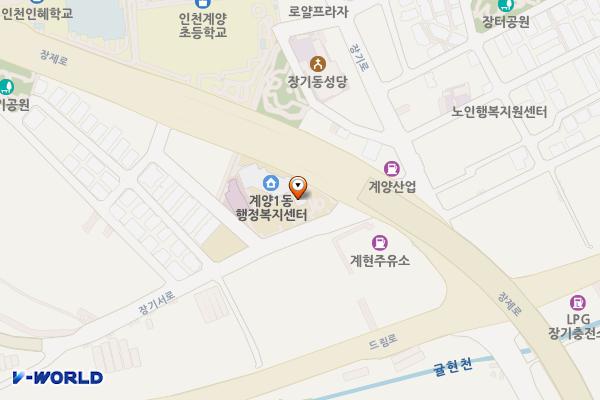 장기파출소 위치 지도 — 인천광역시 계양구 장기서로 6