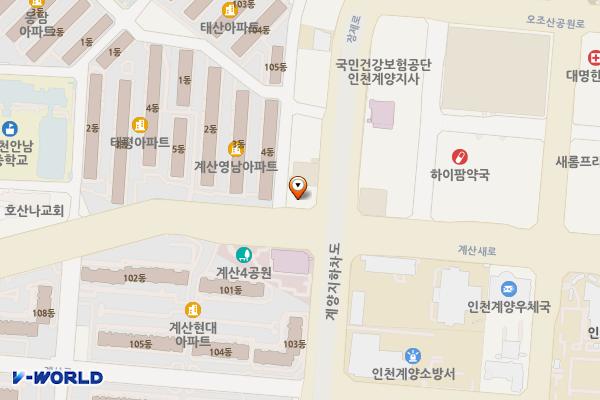 동림빌딩 위치 지도 — 인천광역시 계양구 장제로 789