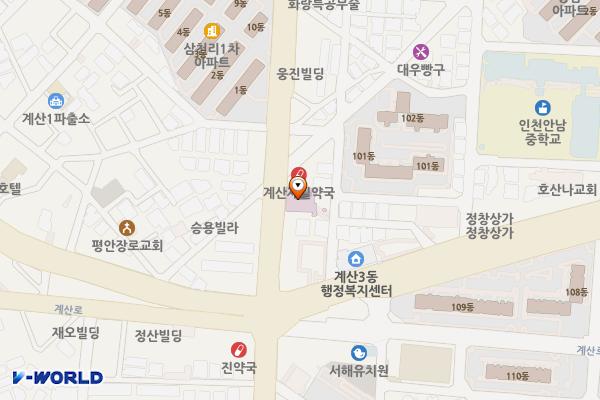 브니엘요양병원 위치 지도 — 인천광역시 계양구 주부토로 494