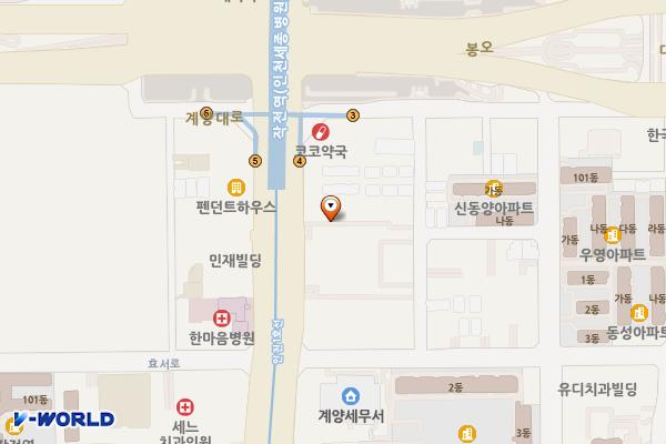 호진A(구 호진2) 위치 지도 — 인천광역시 계양구 계양대로 58