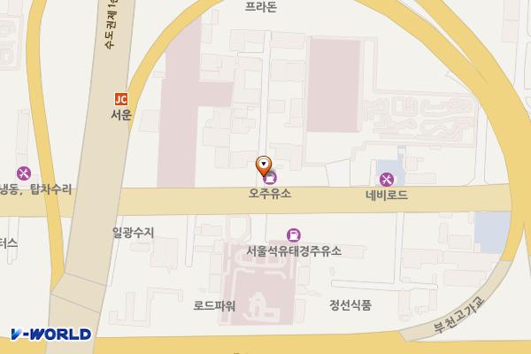 오주유소 위치 지도 — 인천광역시 계양구 아나지로 553