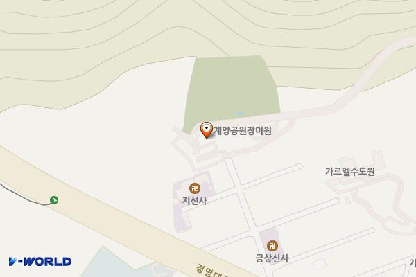 계양산산림욕장(장미원) 위치 지도 — 인천광역시 계양구 경명대로 955번길 17