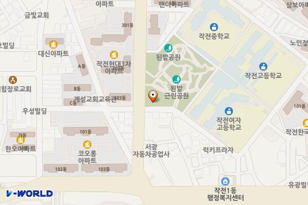 보훈회관 위치 지도 — 인천광역시 계양구 주부토로 426번길 1
