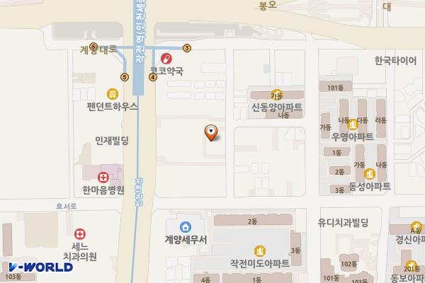 호진E(구 호진3) 위치 지도 — 인천광역시 계양구 계양대로 56