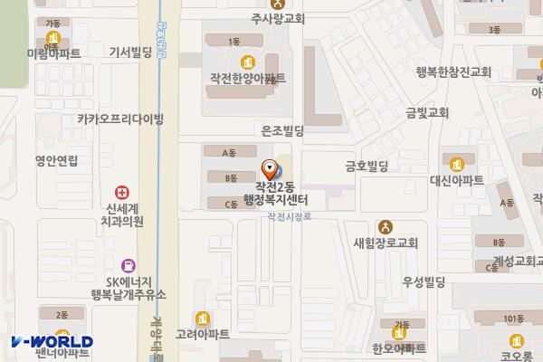 작전2동 행정복지센터 위치 지도 — 인천광역시 계양구 봉오대로 677번길 23
