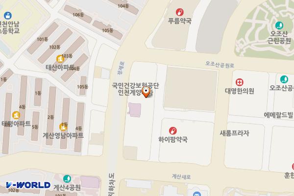 태흥프라자 위치 지도 — 인천광역시 계양구 계산새로 65번길 13