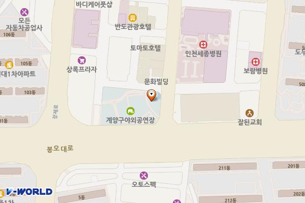 작전문화공원 위치 지도 — 인천광역시 계양구 계양문화로 1