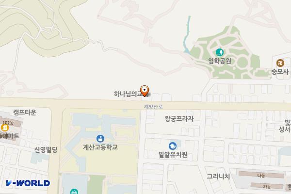 임학어린이공원 위치 지도 — 인천광역시 계양구 계양산로 135
