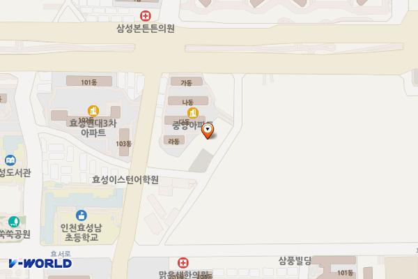 계양여성회관 위치 지도 — 인천광역시 계양구 봉오대로 628번길 10