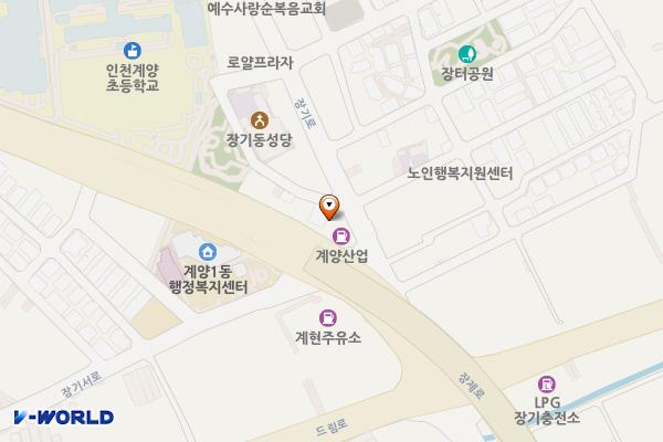 계양주유소 위치 지도 — 인천광역시 계양구 장기로 9