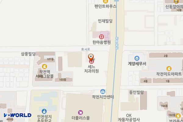 삼성프라자(효서로) 위치 지도 — 인천광역시 계양구 효서로 230