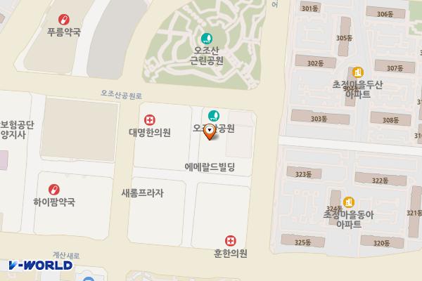 계양신명스카이홈 위치 지도 — 인천광역시 계양구 계산새로 87번길 16
