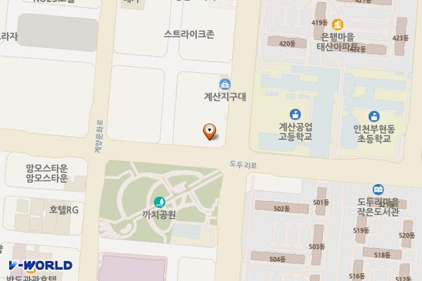 상산프라자 위치 지도 — 인천광역시 계양구 도두리로 33