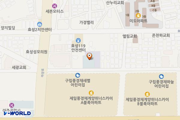 효성체육문화센터 위치 지도 — 인천광역시 계양구 마장로544번길 13