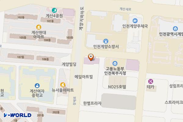 엠앤비여성병원 위치 지도 — 인천광역시 계양구 장제로772번길 2