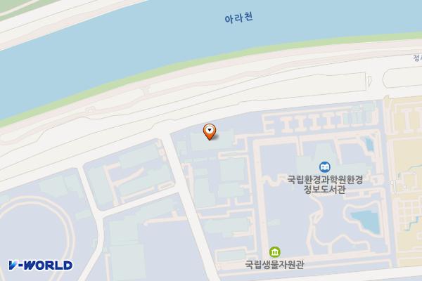 국립환경과학원 실내환경종합연구동
(1층, 2층) 위치 지도 — 인천광역시 서구 환경로 42 국립환경과학원 실내환경종합연구동