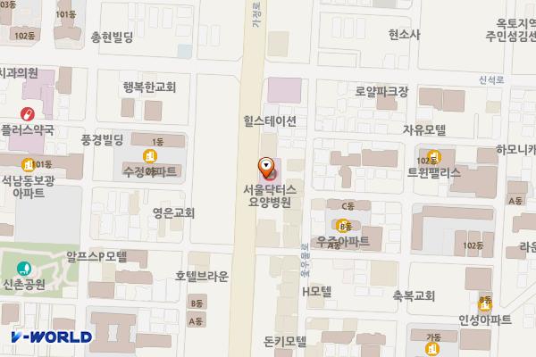 서울닥터스요양병원 위치 지도 — 인천광역시 서구 가정로 270