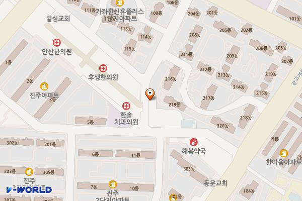 인천가좌2동우체국(1층) 위치 지도 — 인천광역시 서구 원적로96번길 27
