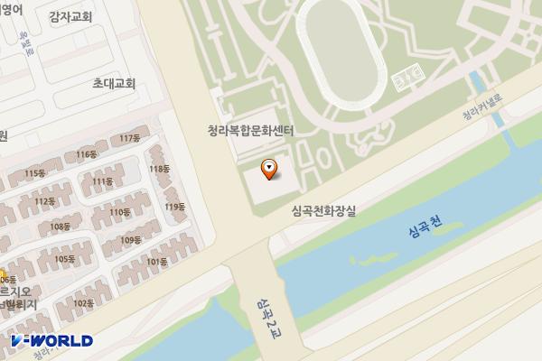 청라블루노바홀 위치 지도 — 인천광역시 서해구 청라대로 20, 청라블루노바홀 (청라동)