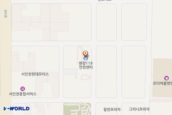 원창119안전센터 위치 지도 — 인천광역시 서해구 북항로32번길 47-5(원창동)