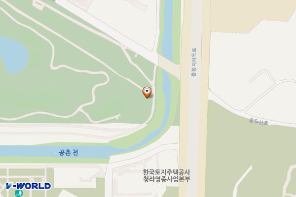 공촌천 공중화장실3 위치 지도 — 인천광역시 서해구 청라동 9-91