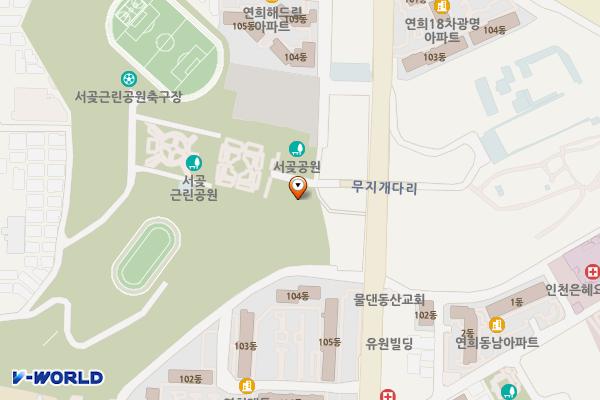 서곶근린공원 사무소 위치 지도 — 인천광역시 서해구 심곡로 151 (심곡동)