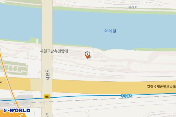 시천가람터화장실(남) 위치 지도 — 인천광역시 서해구 정서진로 691