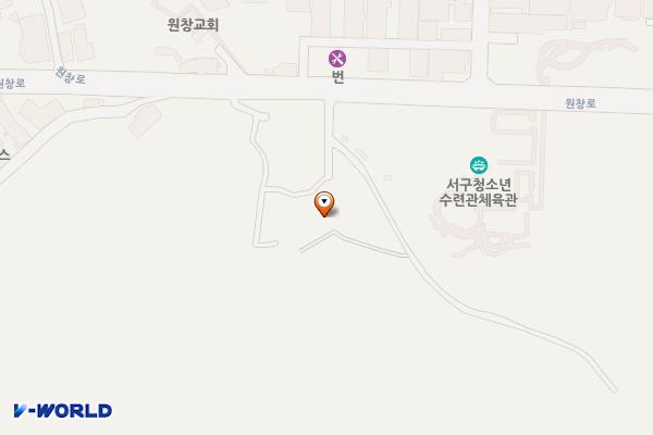 인천서구지역자활센터 위치 지도 — 인천광역시 서해구 원창로 76, 서구지역자활센터 (원창동)