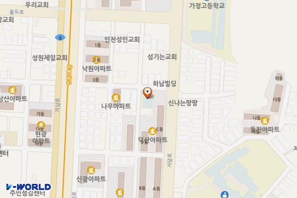 석남도서관 위치 지도 — 인천광역시 서해구 서달로137번길 6-12, 석남도서관 (석남동)