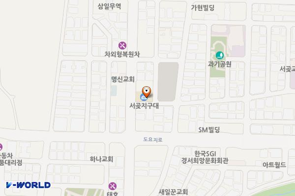 서곶지구대 위치 지도 — 인천광역시 서해구 승학로 402, 서곶지구대 (검암동)
