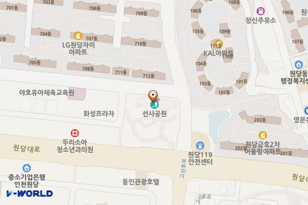 검단선사박물관본관내 위치 지도 — 인천광역시 검단구 고산후로121번길 7, 인천광역시 검단선사박물관 (원당동)