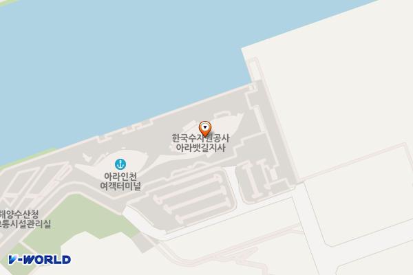 경인아라뱃길통합청사(아라타워) 위치 지도 — 인천광역시 서해구 정서진1로 41 (경서동)