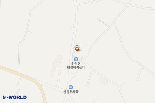 선원면 주민자치센터(2층) 위치 지도 — 인천광역시 강화군 선원면 대문고개로22