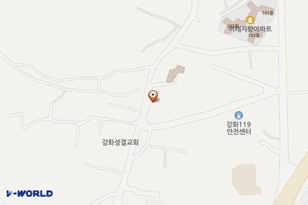 달빛공원 화장실 위치 지도 — 인천광역시 강화군 강화읍 남산리 55-3