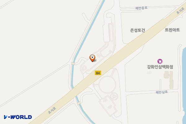 초지광장 화장실 위치 지도 — 인천광역시 강화군 길상면 초지리 1375-1