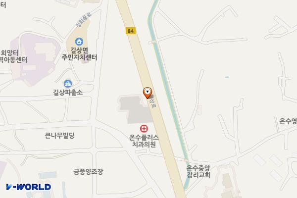 온수리(터미널) 위치 지도 — 인천광역시 강화군 길상면 온수길 20