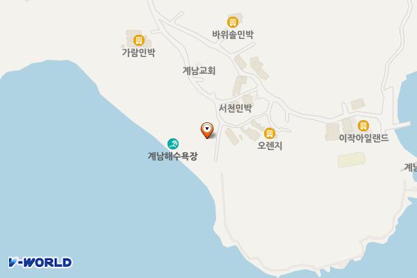 계남리 공중화장실 위치 지도 — 인천광역시 옹진군 자월면 대이작로 412-8