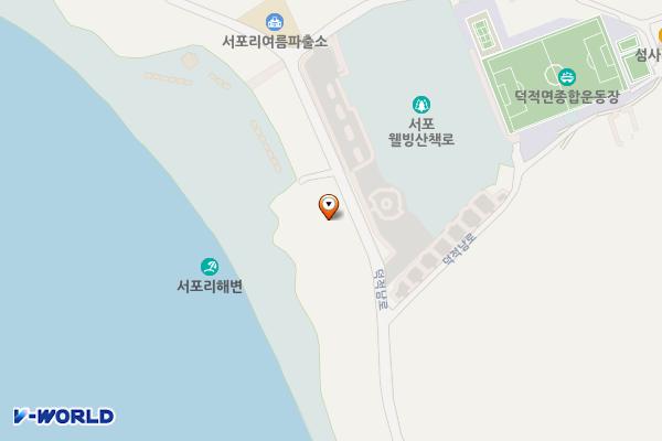 서포리 부천민박앞 공중화장실 위치 지도 — 인천광역시 옹진군 덕적면 덕적남로 573