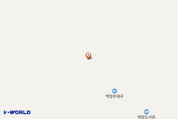 진촌시장 공중화장실 위치 지도 — 인천광역시 옹진군 백령면 백령로278번길 13