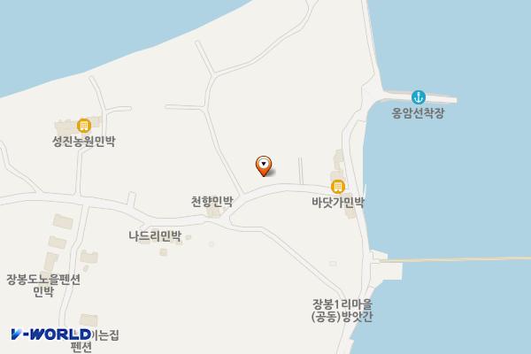 야달선착장 위치 지도 — 인천광역시 옹진군 북도면 장봉2리 야달항 물량장