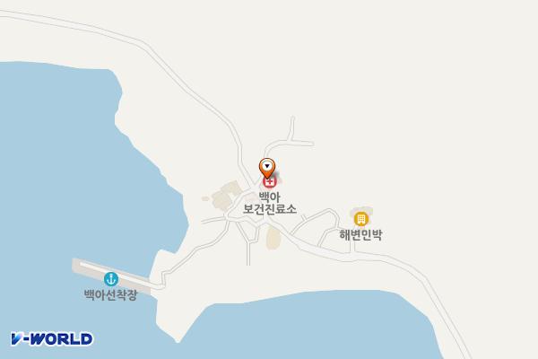 백아보건진료소 화장실 위치 지도 — 인천광역시 옹진군 덕적면 백아로 88