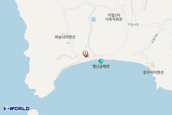 사슴개(자월3리) 공중화장실 위치 지도 — 인천광역시 옹진군 자월면 자월서로343번길 42