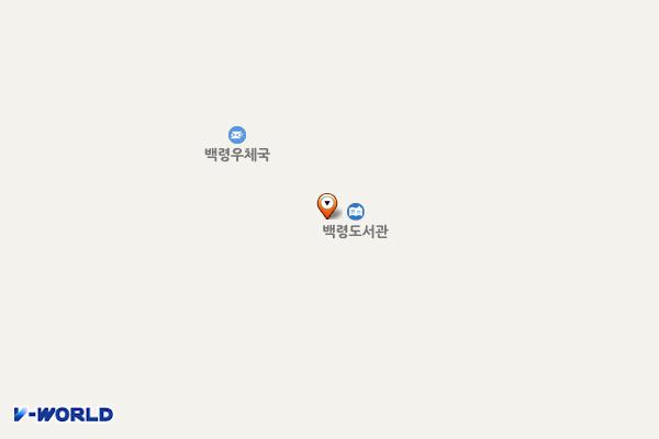서부지구지소 위치 지도 — 인천광역시 옹진군 백령면 백령로 262