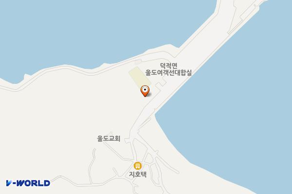 울도 선착장 공중화장실 위치 지도 — 인천광역시 옹진군 덕적면 울도로 176 (인근)