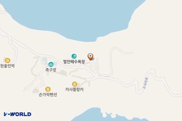 벌안 공중화장실 위치 지도 — 인천광역시 옹진군 자월면 소이작로 230